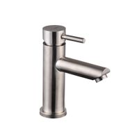 Basin Mixer Straight Nozzle Stainless Steel